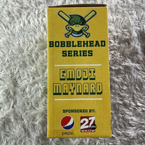 Madison Mallards Bobblehead Emoji Maynard Mascot 2017 Northwoods League SGA - Picture 9 of 14
